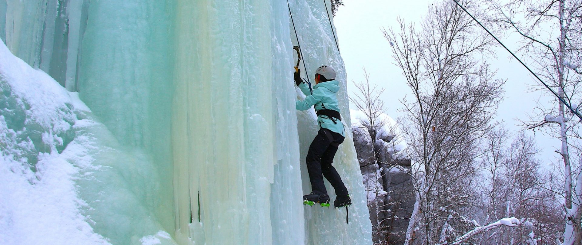 Bandeau Accueil Escalade Glace