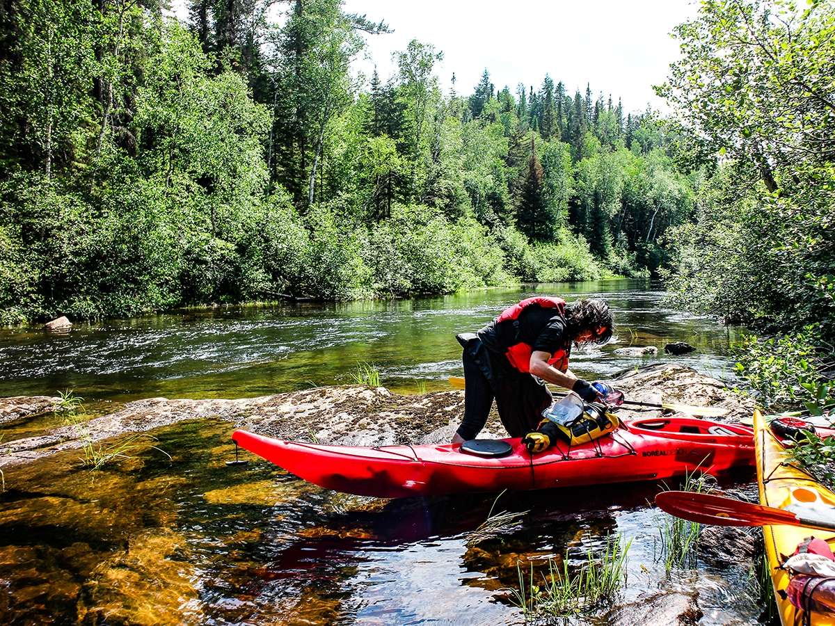 Pagaieparcours de la rivière Saseginaga Canot Accès Plein Air