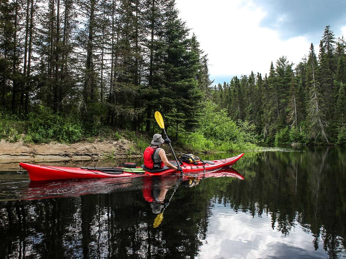 Pagaieparcours de la rivière Saseginaga Canot Accès Plein Air