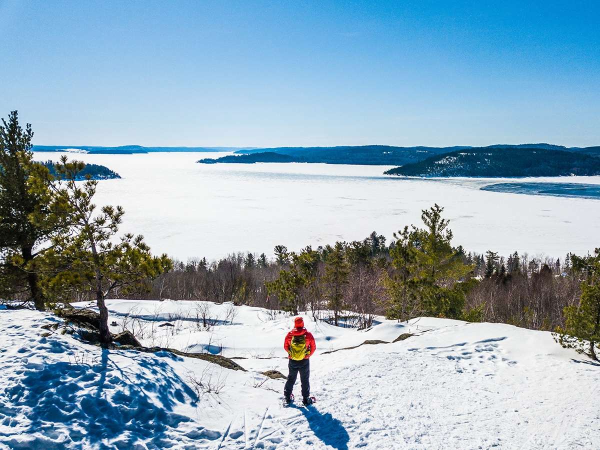 Sentiers récréatifs d'hiver de DuhamelOuest Raquette Accès Plein Air