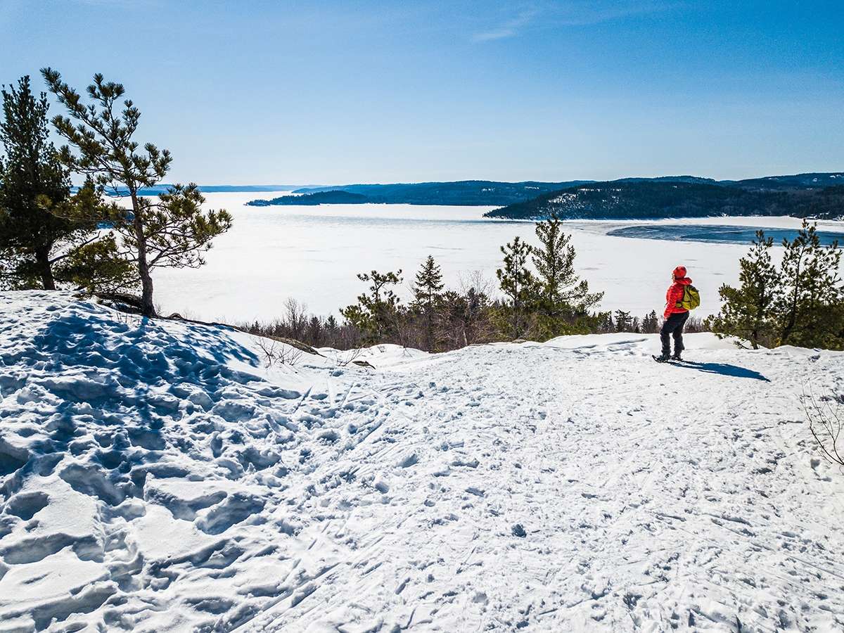 Sentiers récréatifs d'hiver de DuhamelOuest Raquette Accès Plein Air
