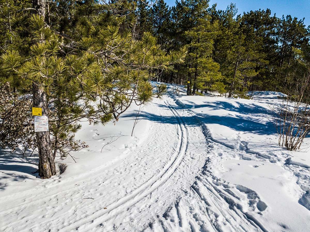 Sentiers récréatifs d'hiver de DuhamelOuest Ski de fond Accès