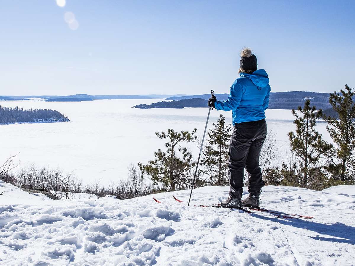 Sentiers récréatifs d'hiver de DuhamelOuest Ski de fond Accès