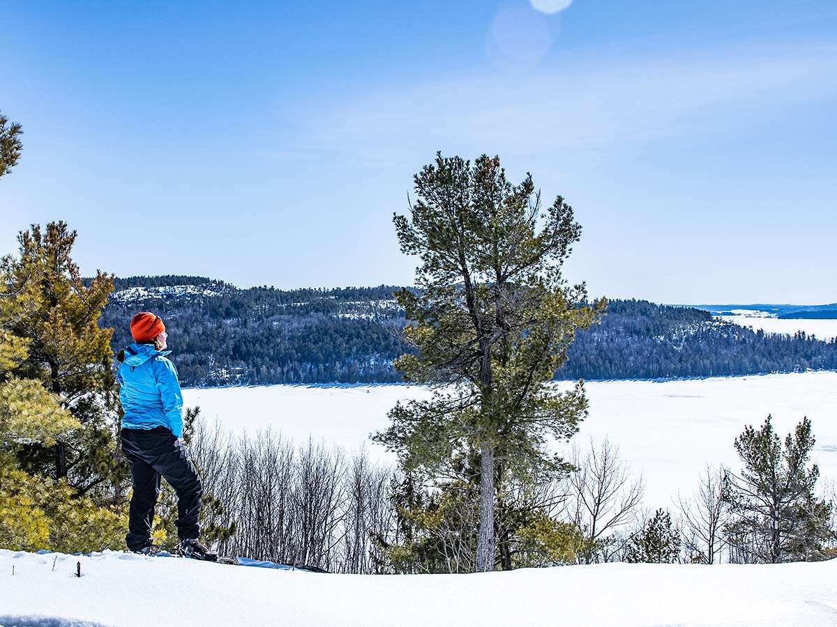 Sentiers récréatifs d'hiver de DuhamelOuest Ski de fond Accès